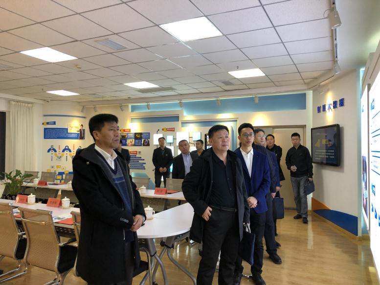 四平市铁东区王学民区长一行莅临K8凯发集团集团考察财路大数据项目